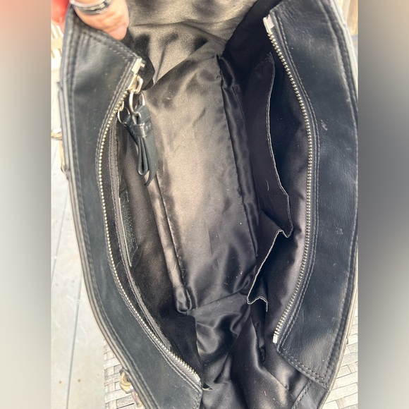 2012 Coach Leather Zip Tote Bag Black Excellent Condition - Picture 11 of 14